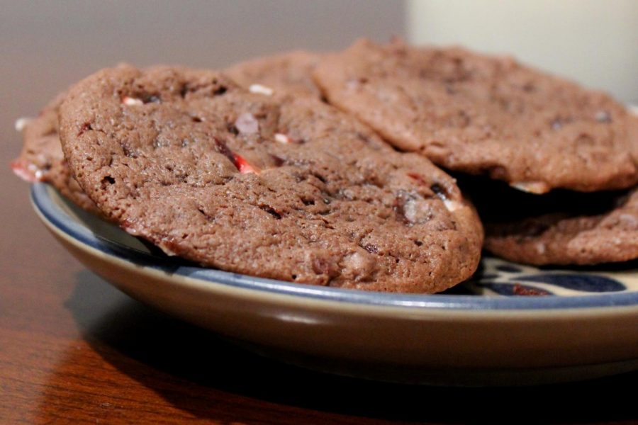 Hot Chocolate Peppermint Cookies