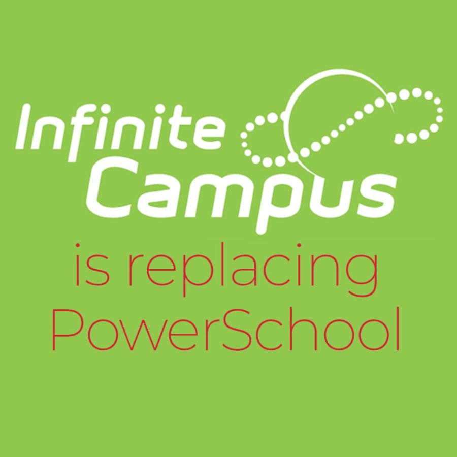 Announcement made by the ICCSD saying Infinite Campus is replacing PowerSchool.