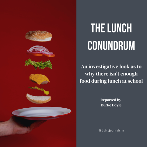 Why isnt there enough food at lunch? Burke Doyle investigates the ongoing issue. 