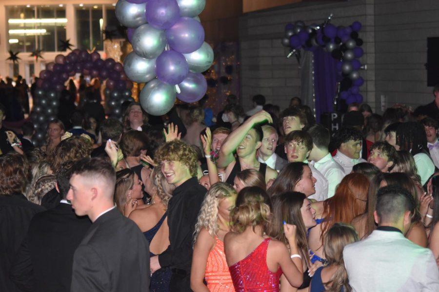 Many students from not just Liberty but all different schools enjoying their time at Libertys prom.