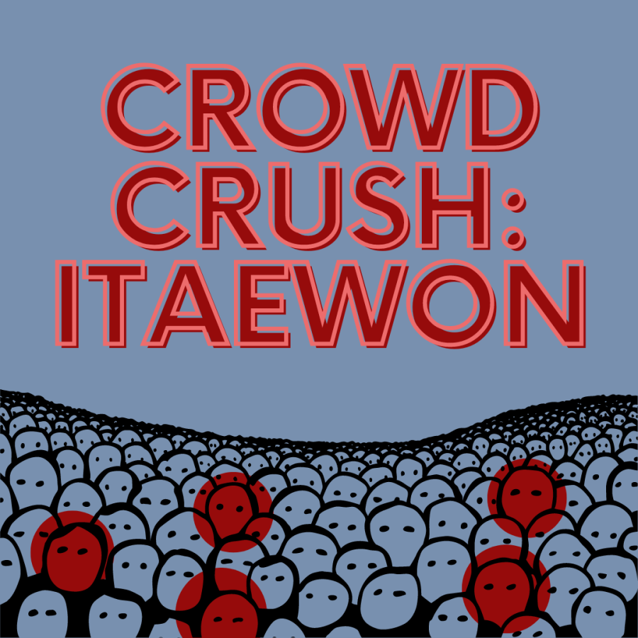 Hundreds+of+people+died+due+to+a+crowd+crush+in+the+Seoul+district+Itaewon+in+South+Korea.