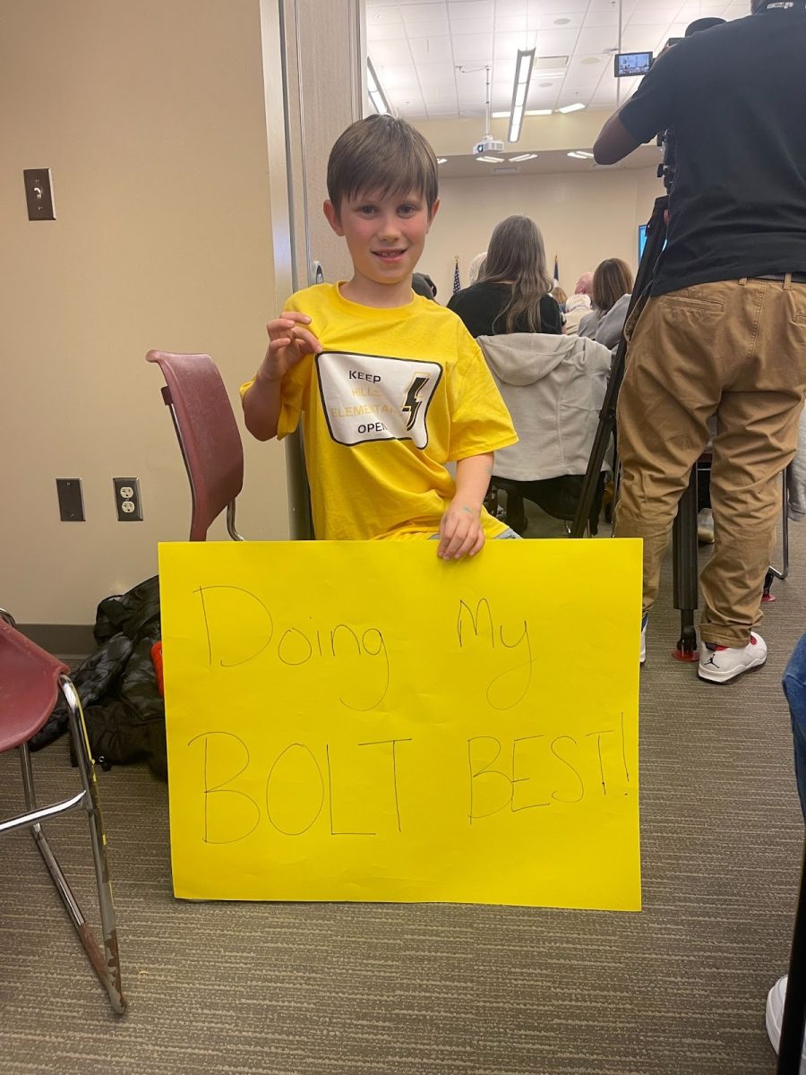 In attendance at the school board meeting was Gavin Gifford, 9. Gavin attends Hills Elementary and is currently in 3rd grade. 