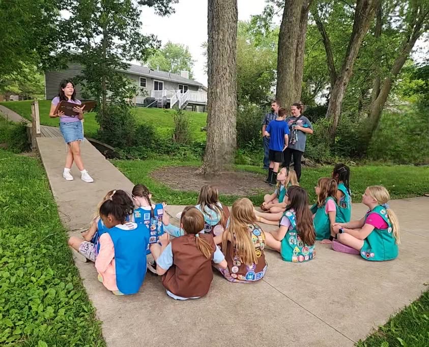 Smith prepares for meetings ahead of time, making sure to carefully plan activities for her troop.