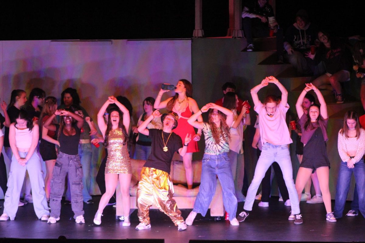"Whose House Is This?" is performed in the second act at Cady's house while her parents are out of town. (photo given with permission from Molly Krogh)