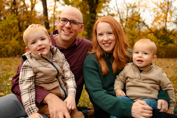 Catie Lidde, an educator and devoted mother, is surrounded by her biggest supporters: her family. 
(photo given with permission from Catie Liddle) 
