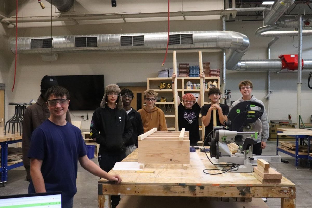 There are currently eight students enrolled in the Geometry in Construction course. 