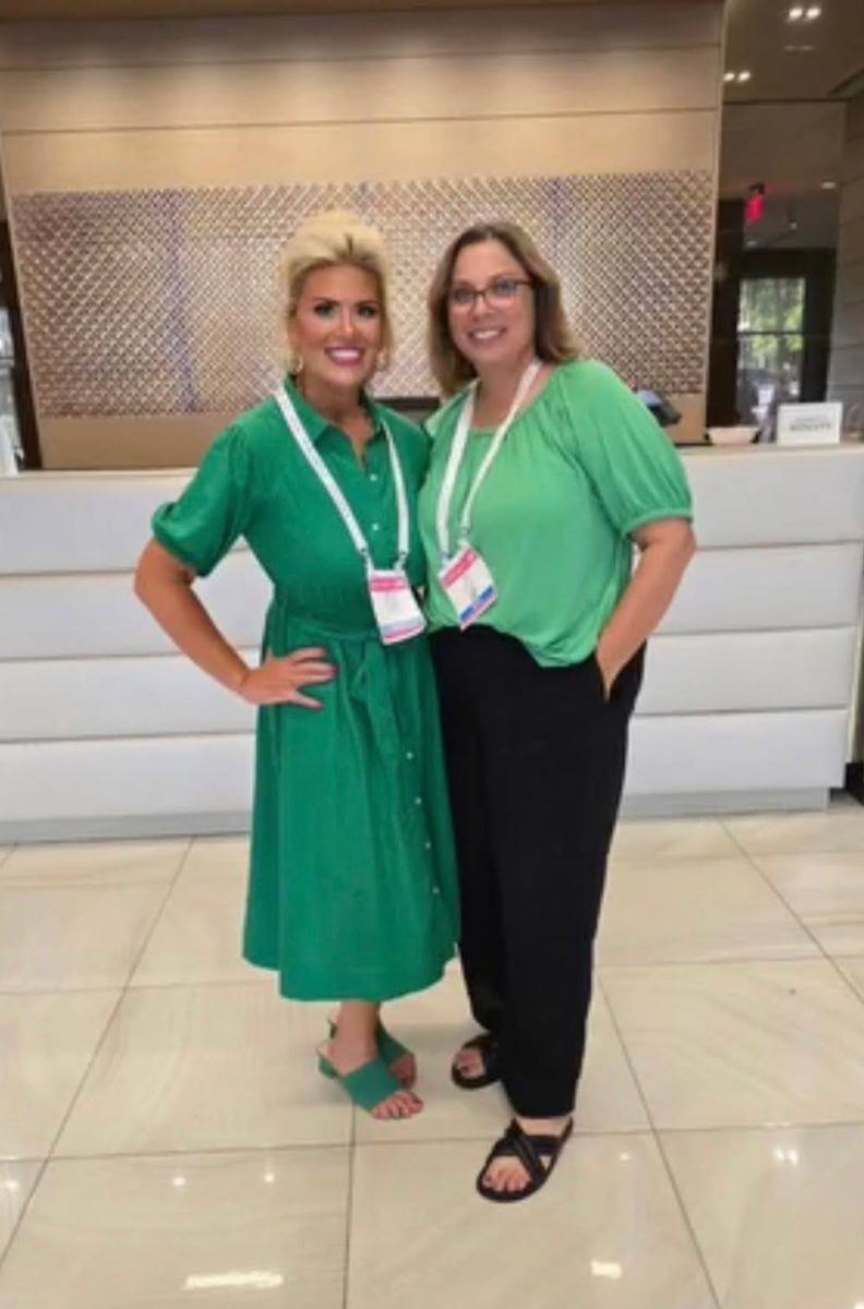 Jill Webb (right), owner of Dream Dress, and Sarah Williams (left), manager, lead the business through its busiest season. PC: Jill Webb