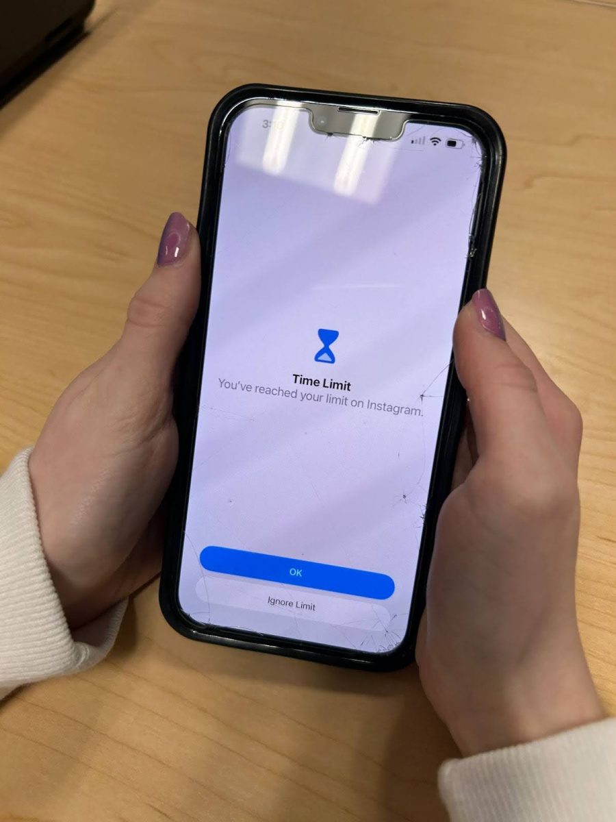Phone restrictions, including time limits on social media apps, are put on many teens' phones by their parents. 
PC: Cameron Todd