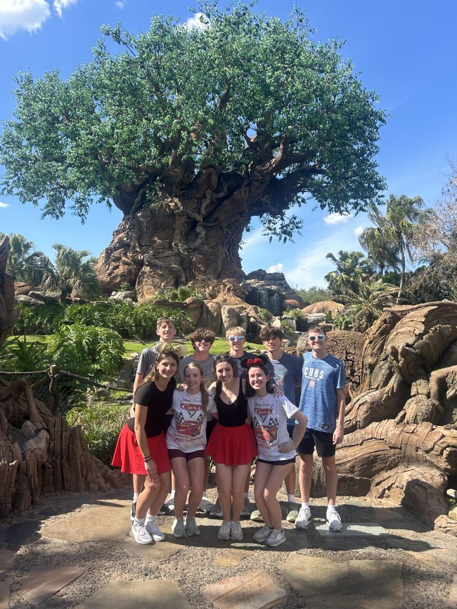 Liberty students met at the National Guard Center on Wednesday morning and went through a private TSA for their chartered flights. (PC: Kaitlyn Wetjen)
