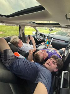 Throughout the duration of the game, many participants can be found ‘camping out’ in the vicinity of their target, waiting for a good time to shoot them. (PC: Blake Sehmann)