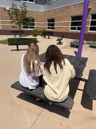 Liberty’s courtyard, which temporarily closes for inclement weather and during winter, reopens in the spring as it gets nicer outside.

